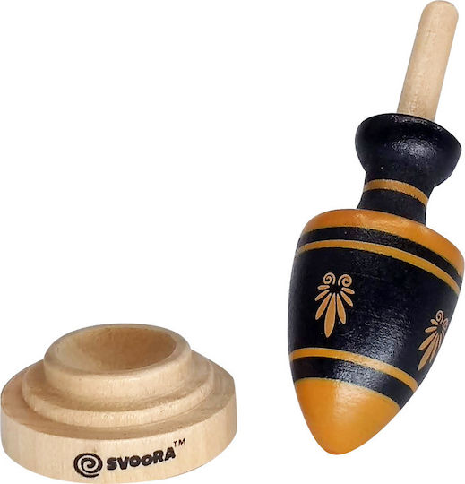 Svoora Ξύλινη Σβούρα Spinning Ancient Greek Vases για 5+ Ετών