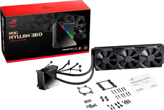 Asus ROG Ryujin 360 Υδρόψυξη AIO CPU με 3 Ανεμιστήρες 120mm και RGB Φωτισμό