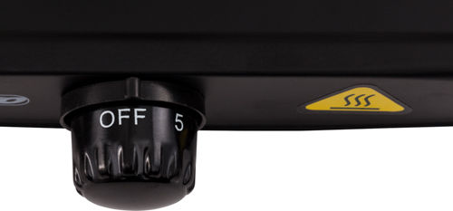 Mesko MS 6508 MS6508 Aragaz de masă Emailat Singură Negru