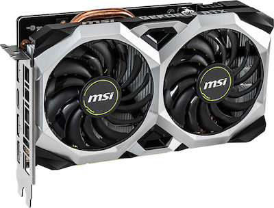 MSI GeForce RTX 2060 6GB GDDR6 Ventus XS OC Κάρτα Γραφικών PCI-E x16 3.0 με HDMI και 3 DisplayPort