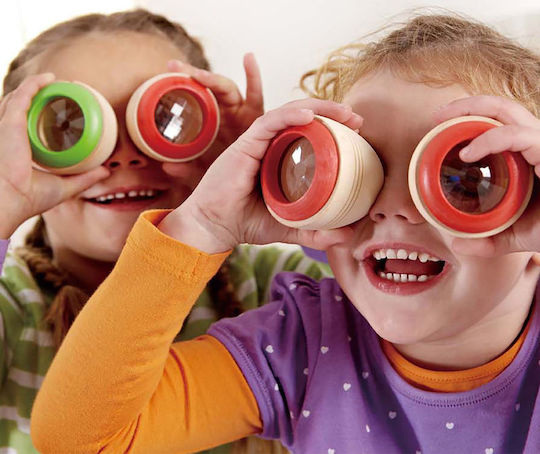 Hape Wooden Kaleidoscope Early Explorer Eye Spies for 3+ Years (Various Designs) 1pc