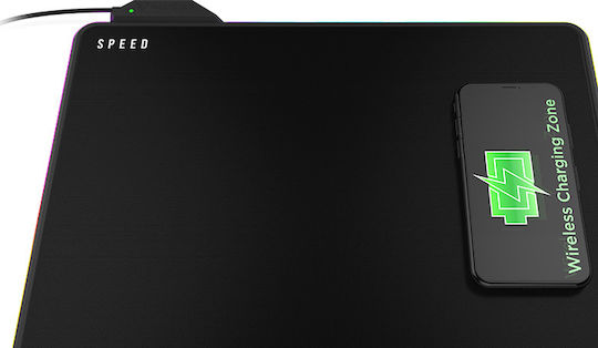 Gamdias NYX P2 RGB Gaming Mouse Pad Medium (360mm) με RGB Φωτισμό Μαύρο