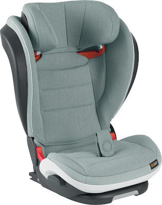 BeSafe iZi Flex FIX Бебешко Столче за Кола Подсилвател i-Размер с Isofix Sea Green Melange 15-36 кг