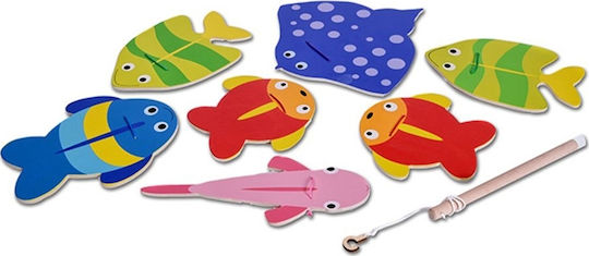 BS Toys Ξύλινο Παιχνίδι Ψαρέματος Fishing για 3+ Ετών