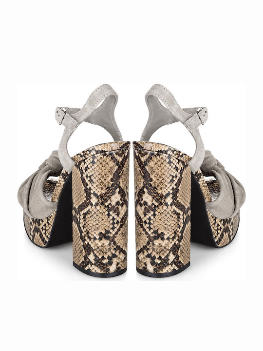 Jessa Sandals Beige