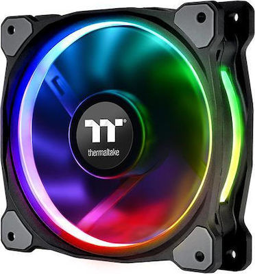 Thermaltake Riing Plus 12 RGB Radiator Fan Lumi Plus TT Premium 120mm 4-Pin PWM Case Fan 3-pack