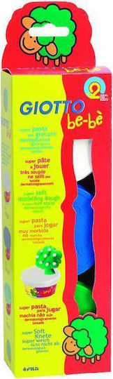 Giotto 3 Giotto Modelling Doughs for 2+ Years Various Colors 3 Can Pack 1 Piece