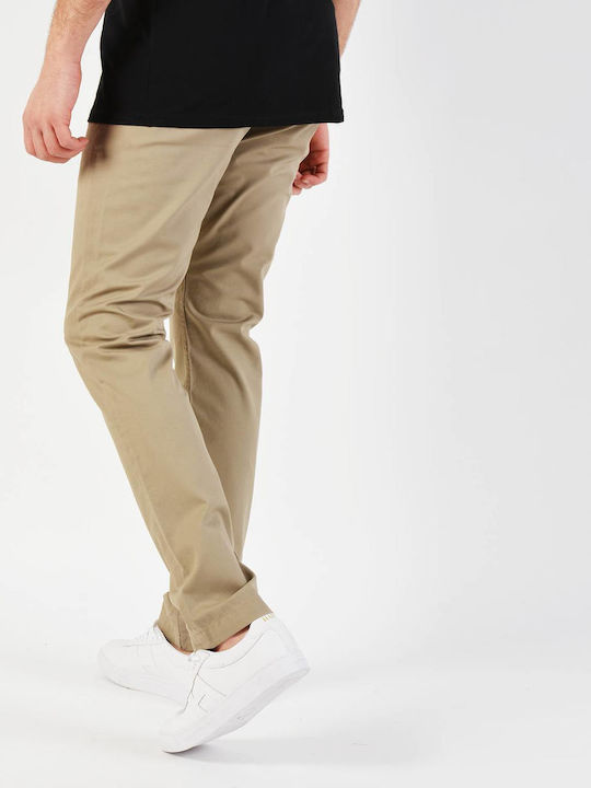 Παντελόνι Chino σε Slim Εφαρμογή Μπεζ