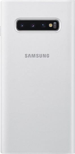 Samsung Book Plastic Alb (Galaxy S10+)