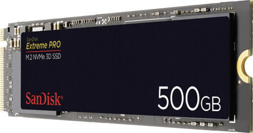 Sandisk Extreme Pro SSD 500GB M.2 NVMe PCI Express 3.0