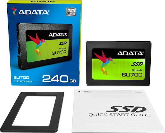 Adata Ultimate SU700 SSD 240GB Typ 2.5'' Mit SATA III Verbindung ASU700SS-240GT-C