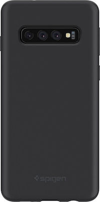 Spigen Silicone Fit Coperta din spate Silicon Negru (Galaxy S10) 605CS25818
