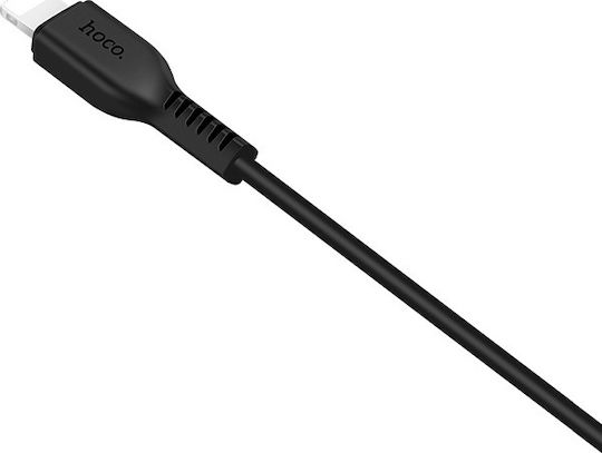 Hoco Regular USB 2.0 to micro USB Cable Μαύρο 1m (X13 Easy charged)