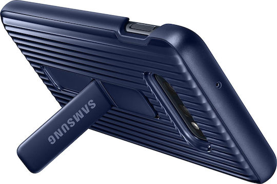 Samsung Umschlag Rückseite Kunststoff Blau (Galaxy S10e)