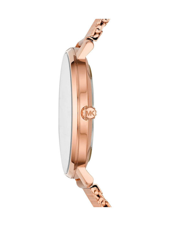 Michael Kors Pyper Ρολόι Μπαταρίας με Μεταλλικό Μπρασελέ