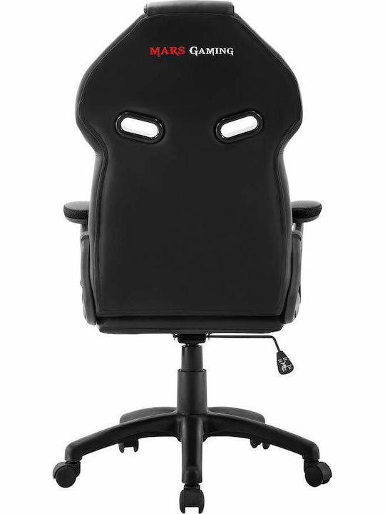 Mars Gaming MGC118 Καρέκλα Gaming Δερματίνης Μαύρη