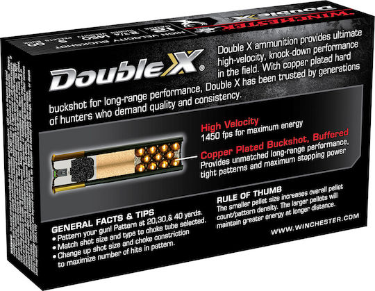 Winchester Φυσίγγια Double-X 9βολα 5τμχ