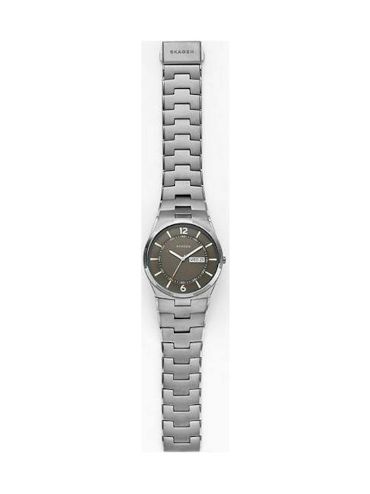 Skagen Melbye Watch Battery with Silver Metal Bracelet