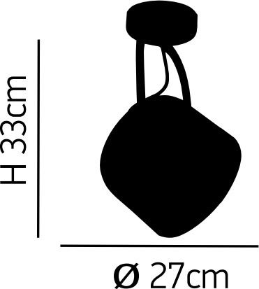 Home Lighting Archie Single Spot with Socket E27