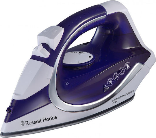 Russell Hobbs -56 Fier de Călcat cu Aburi 2400W cu Talpă Ceramică și Debit Continu de Abur 40g/min