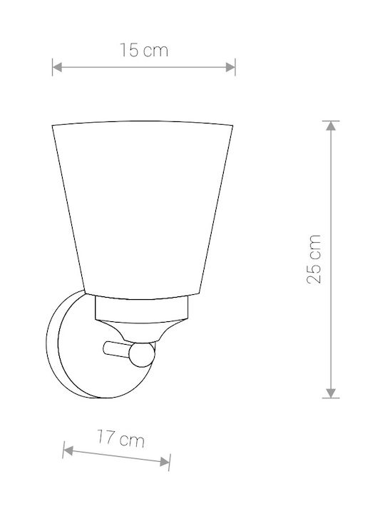 Nowodvorski Bali Lamp Bathroom Transparent 25cm