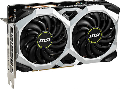 MSI GeForce GTX 1660 Ti 6GB GDDR6 Ventus XS OC Κάρτα Γραφικών PCI-E x16 3.0 με HDMI και 3 DisplayPort