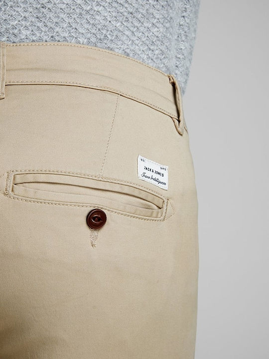 Trousers Chino in Skinny Fit White Pepper