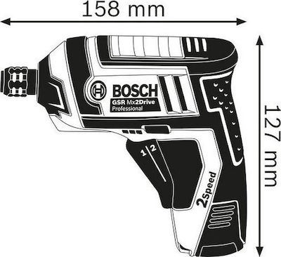 Bosch GSR Mx2Drive Schraubenzieher Batterie 3.6V 2x1.3Ah 06019A2101