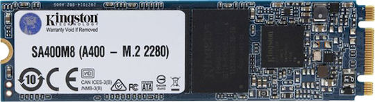 Kingston A400 SSD 120GB τύπου M.2 με σύνδεση SATA III SA400M8/120G