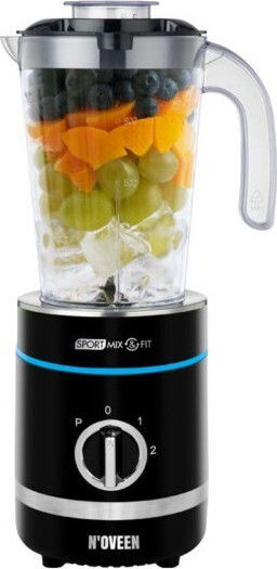 N'Oveen SB2000 Blender Cu Cană Din Plastic 800 ml 500W Negru