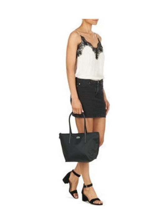 Lacoste L.12.12 Concept Γυναικεία Τσάντα Shopper 'Ωμου Μαύρη