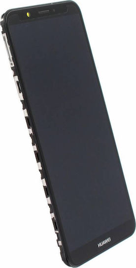 Huawei Screen with Touch Mechanism and Frame for Huawei Y7 (Black)