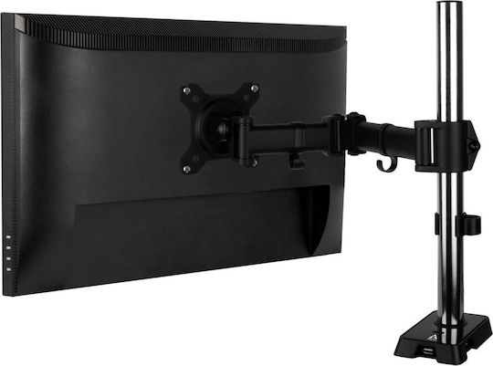 Arctic Z1 (Gen 3) Βάση Γραφείου Οθόνης έως 38" με Βραχίονα Ασημί