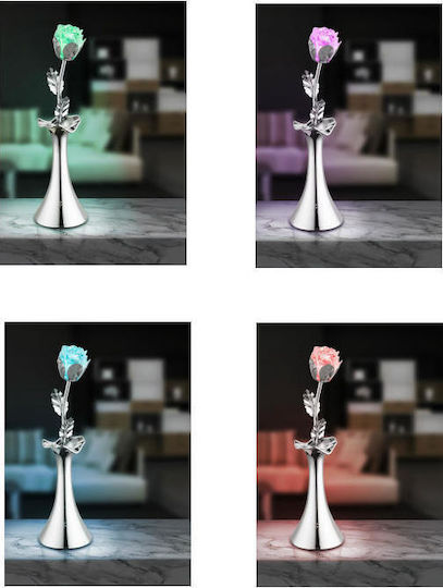 Globo Lighting Διακοσμητικό Φωτιστικό Table light LED RGB Λουλούδι 8.2x8.2εκ.