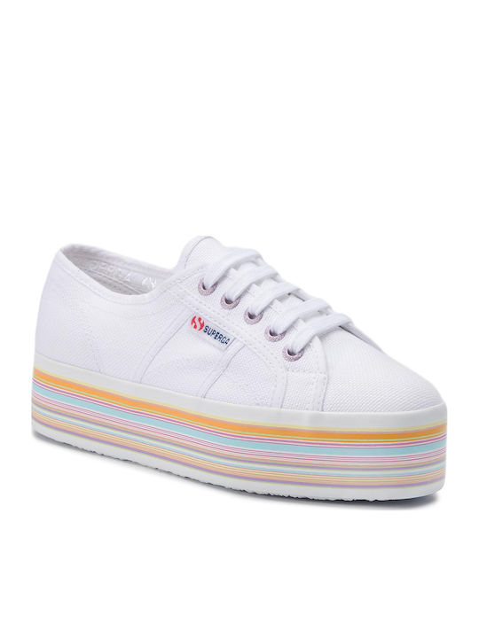 Superga 2790 Cotw Flatforms Sneakers White