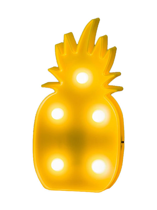 Wagon Trend Decorative Lamp Pineapple LED Battery Yellow