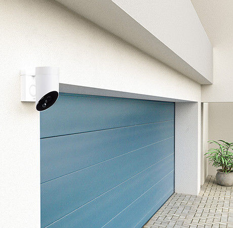 Somfy Outdoor Camera White CCTV Überwachungskamera Full HD 1080p Wasserdicht mit Zwei-Wege-Kommunikation