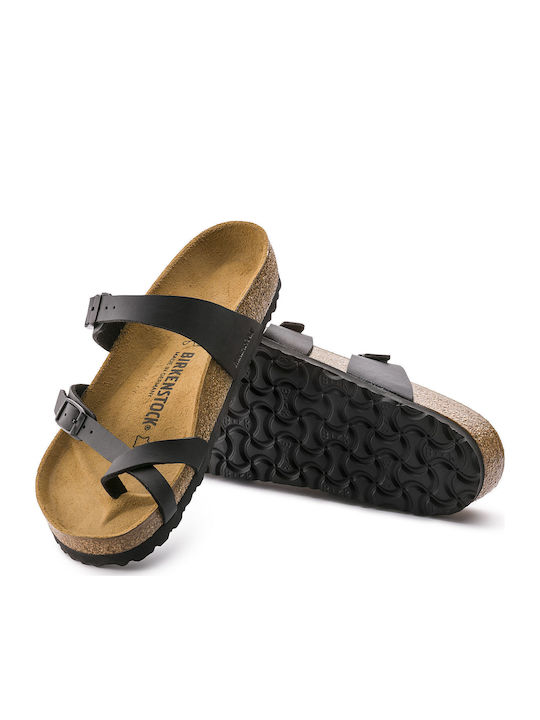 Mayari Γυναικεία Ανατομικά Σανδάλια Μαύρα Narrow Fit