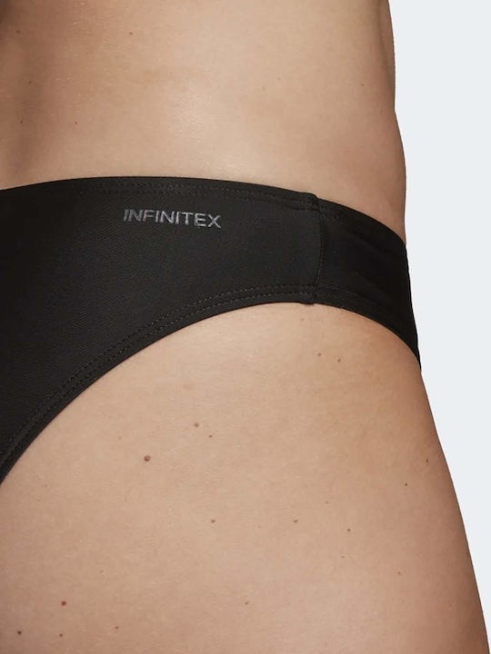 3-Stripes Αθλητικό Set Bikini Μπουστάκι Μαύρο