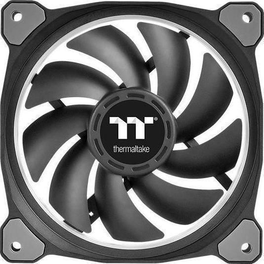 Thermaltake Riing Plus 12 Радиаторен Вентилатор TT Premium Вентилатор за Кутия 120мм (1500об/мин / 48.34cfm) с RGB Осветление и Свързване 4-изводна ШИМ 3бр
