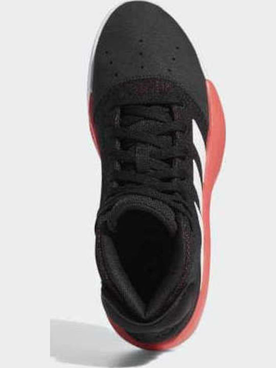 Pro Adversary 2019 High Basketball Shoes Core Black / Cloud White / Shock Red