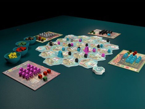 Board Game Century-Eastern Wonders for 2-4 Players 8+ Years Old (EN) Plan B Games