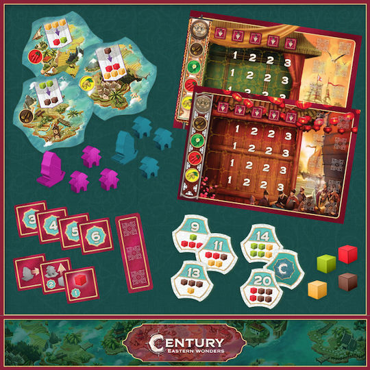 Board Game Century-Eastern Wonders for 2-4 Players 8+ Years Old (EN) Plan B Games