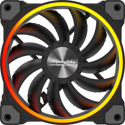 Alpenfoehn WingBoost 3 RGB Triple 120mm 4-Pin PWM / 3-Pin Case Fan 3-pack