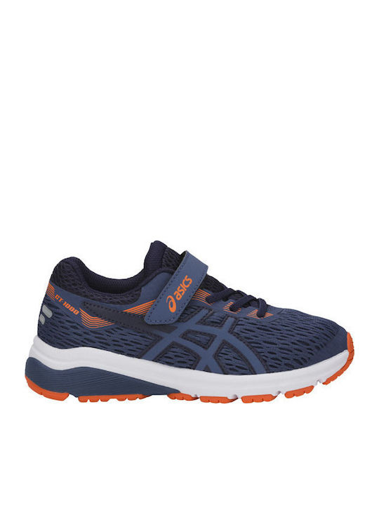 ASICS Kids Sports Shoes Running GT-1000 Navy Blue