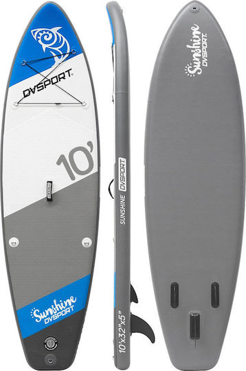 Dvsport Sunshine 10 Φουσκωτή Σανίδα SUP με Μήκος 3.05m Πολύχρωμη