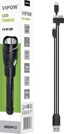 Vipow Taschenlampe LED mit maximaler Helligkeit 750lm URZ0913