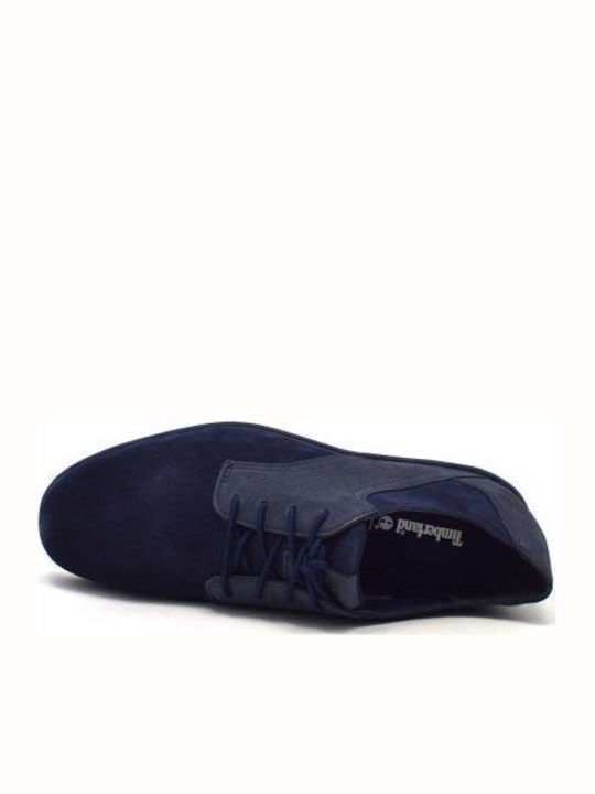 Bradstreet Mixed-Media Men's Suede Casual Shoes Blue