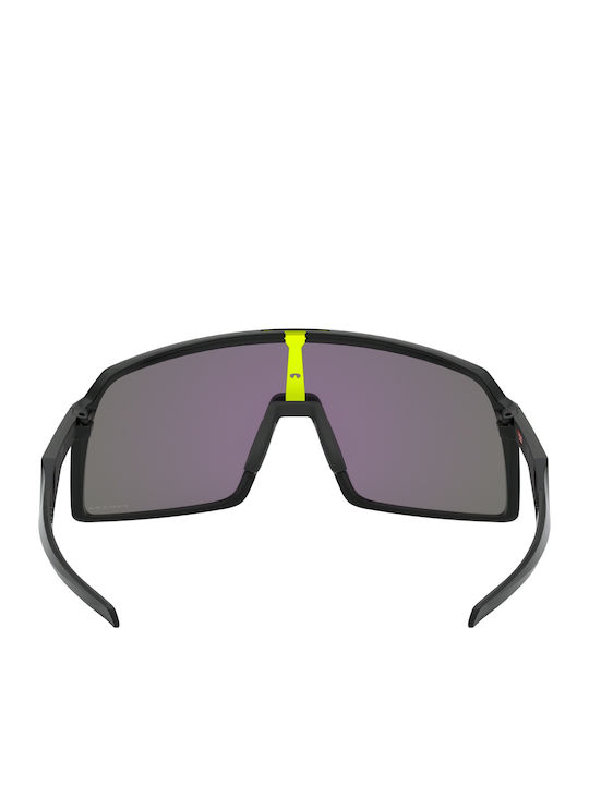 Oakley Sutro Men's Sunglasses with Black Plastic Frame and Green Mirror Lens OO9406-03