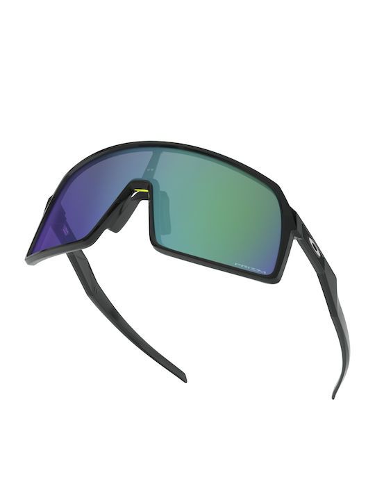 Oakley Sutro Men's Sunglasses with Black Plastic Frame and Green Mirror Lens OO9406-03